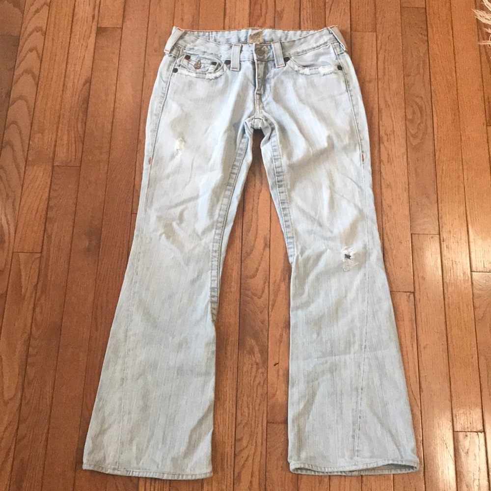 💎 True Religion Joey white wash jeans, size 28